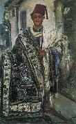 Lovis Corinth Orientalischer Teppichhandler oil